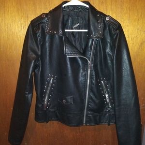Faux Leather Jacket